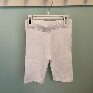 Zara White Bike Shorts